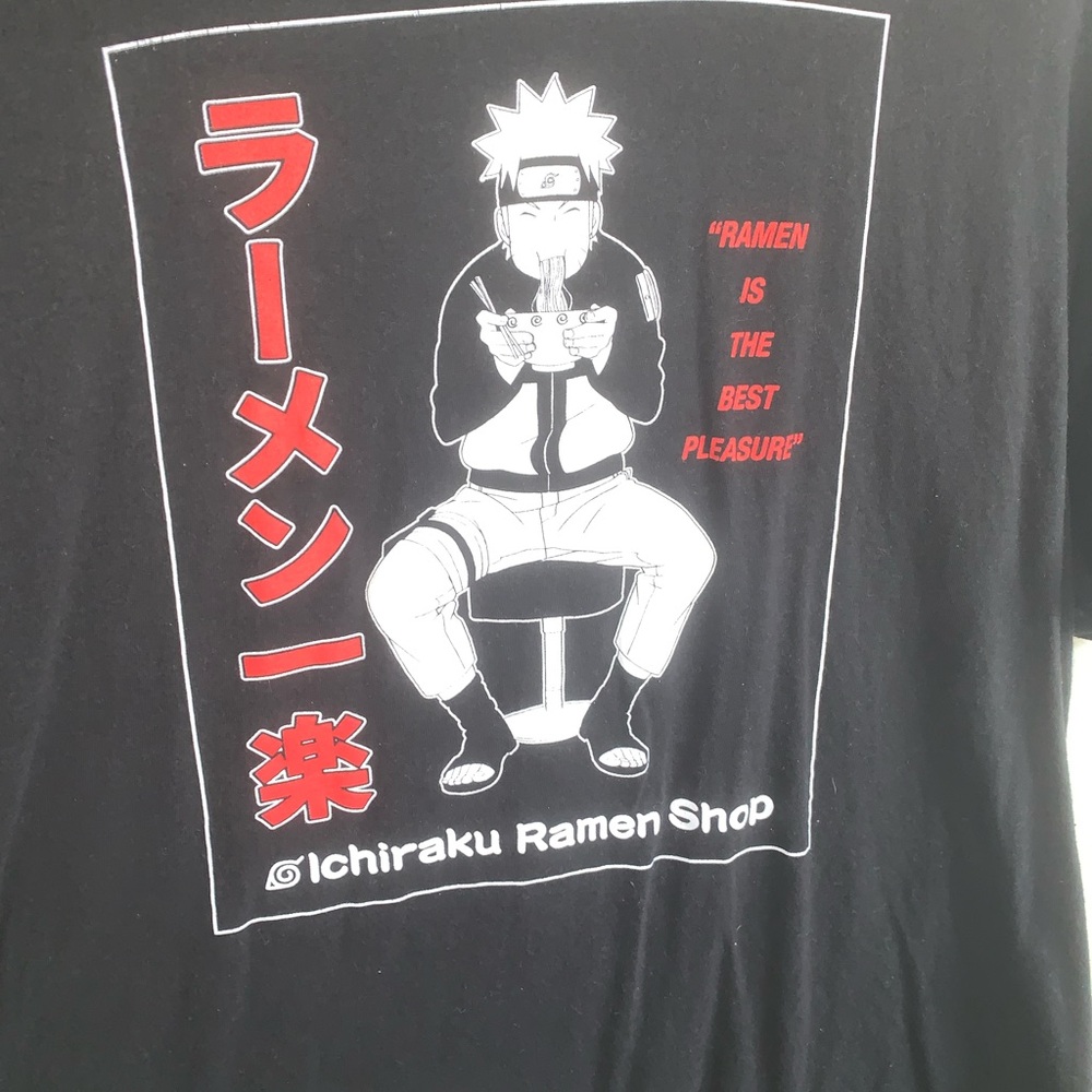 Ichiraku Ramen Shop Black Graphic Tee